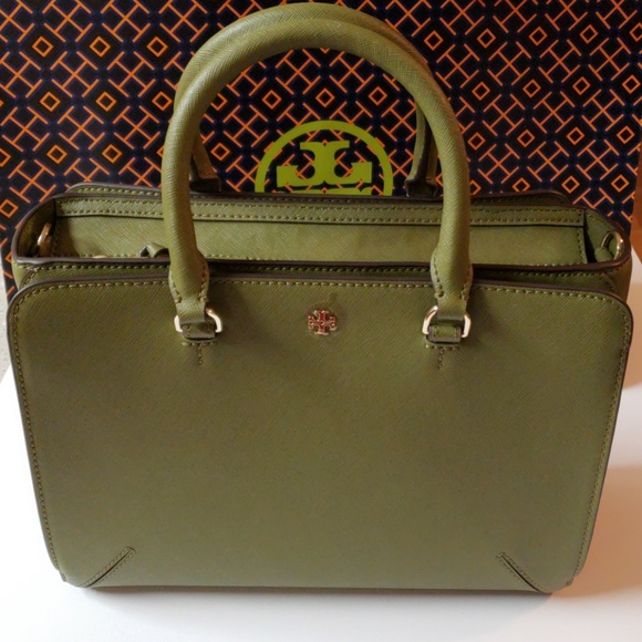 Tory Burch Robinson Small Zip Tote - Picture 6 of 6